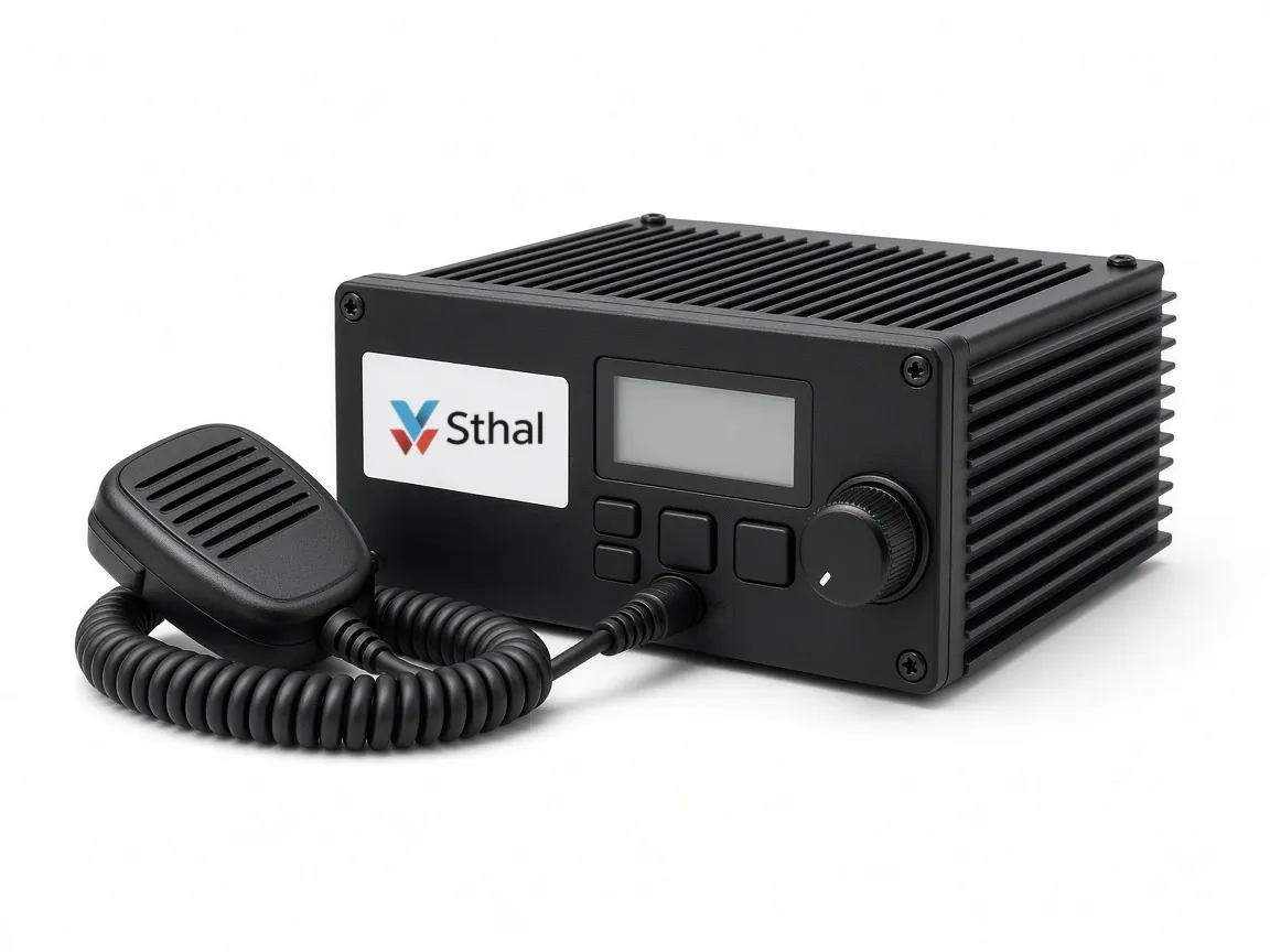 Sthal vehicle two-way radio with handset